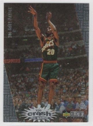 1997-98 Collector's Choice - You Crash the Game Scoring REDEMPTION #R25 - Gary Payton - Seattle SuperSonics