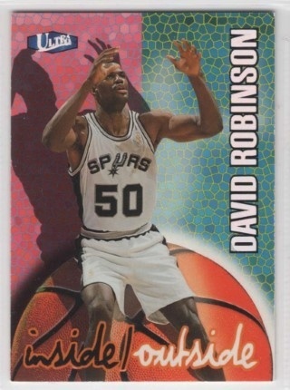 1997-98 Ultra - Inside/Outside #03 IO - David Robinson - San Antonio Spurs