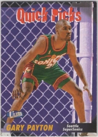1997-98 Ultra - Quick Picks #05 QP - Gary Payton - Seattle SuperSonics
