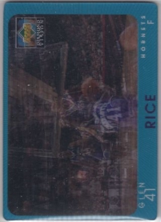 1997-98 Upper Deck Diamond Vision - #03 Glen Rice - Charlotte Hornets