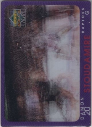 1997-98 Upper Deck Diamond Vision - #26 Damon Stoudamire - Toronto Raptors