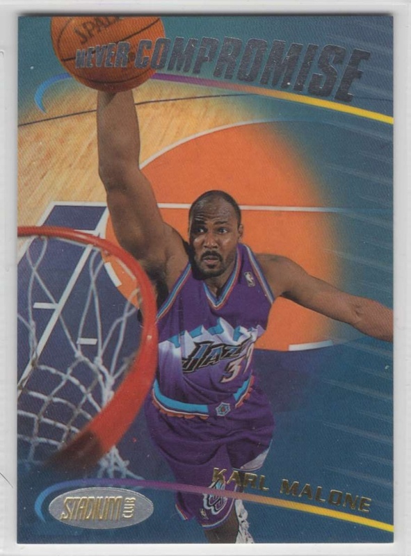 1998-99 Stadium Club - Never Compromise #NC09 - Karl Malone - Utah Jazz