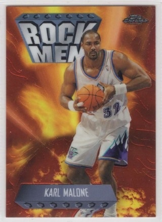 1998-99 Topps Chrome - Season's Best #SB16 - Karl Malone - Utah Jazz