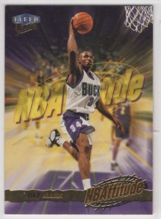 1998-99 Ultra - NBAttitude #04 NA - Ray Allen - Milwaukee Bucks