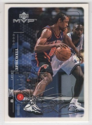1999-00 Upper Deck MVP - Silver Script #107 - Latrell Sprewell - New York Knicks