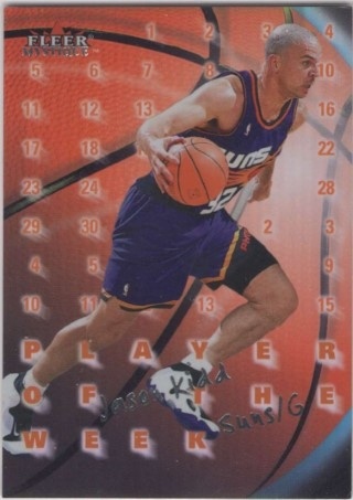 2000-01 Fleer Mystique - Player of the Week #PW07 - Jason Kidd - Phoenix Suns
