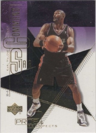 2000-01 Upper Deck Pros & Prospects - Star Command #SC06 - Karl Malone - Utah Jazz