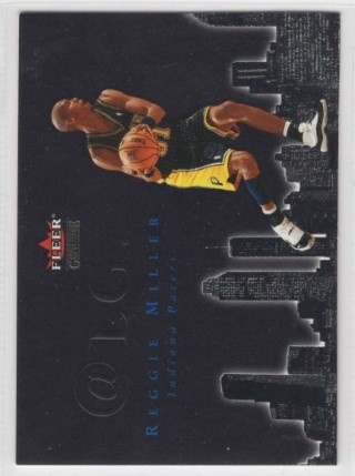 2001-02 Fleer Genuine - At Large #5@LG - Reggie Miller - Indiana Pacers