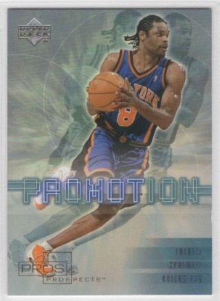 2001-02 Upper Deck Pros & Prospects - ProMotion #PM09 - Latrell Sprewell - New York Knicks