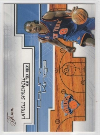 2002-03 Flair - Court Kings #13 CK - Latrell Sprewell - New York Knicks