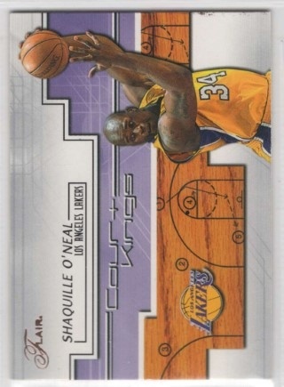 2002-03 Flair - Court Kings #21 CK - Shaquille O'Neal - LA Lakers