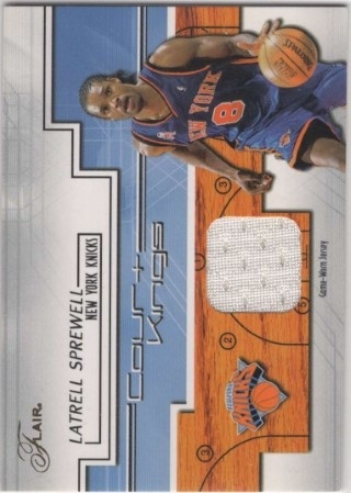 2002-03 Flair - Court Kings Game Used #CK-LS - Latrell Sprewell - MEM - New York Knicks