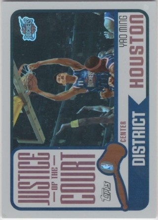 2003-04 Topps - Justice of the Court #JC11 - Yao Ming - Houston Rockets