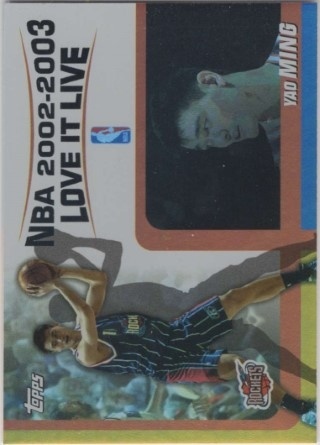 2003-04 Topps - Love it Live #LL-YM - Yao Ming - Houston Rockets