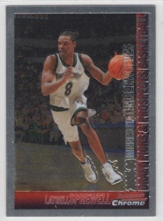 2005-06 Bowman - Chrome #029 - Latrell Sprewell - Minnesota Timberwolves