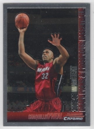 2005-06 Bowman - Chrome #050 - Shaquille O'Neal - Miami Heat