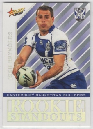 NRL - 2012 Select Champions - Rookie Standouts #RS03 - Josh Reynolds - Canterbury Bulldogs
