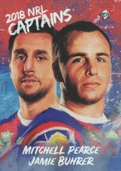 NRL - 2018 Elite - Captains #CC08 - Mitchell Pearce / Jamie Buhrer - Newcastle Knights