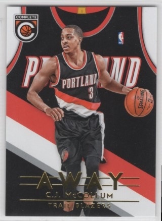 2016-17 Panini Complete - Away #19 - C.J. McCollum - Portland Trail Blazers