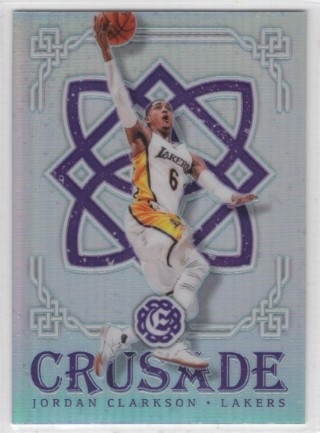 2016-17 Panini Excalibur - Crusade Silver #073 - Jordan Clarkson - LA Lakers