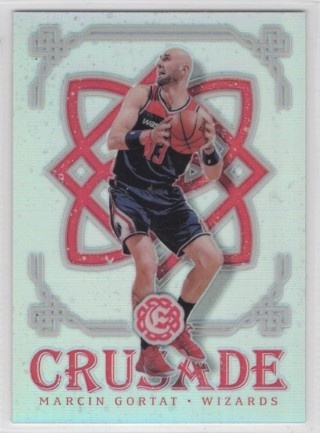 2016-17 Panini Excalibur - Crusade Silver #078 - Marcin Gortat - Washington Wizards