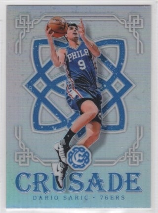 2016-17 Panini Excalibur - Crusade Silver #098 - Dario Saric ROOKIE - Philadelphia 76ers