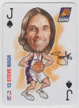 2006 All Pro Deal Sports Cards - Playing Card #11 Jack Spades - Steve Nash - Phoenix Suns