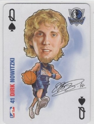 2006 All Pro Deal Sports Cards - Playing Card #12 Queen Spades - Dirk Nowitzki - Dallas Mavericks