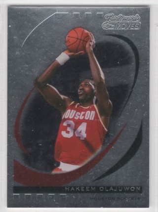 2006-07 Topps Trademark Moves - Foil #87 - Hakeem Olajuwon SN299 - Houston Rockets