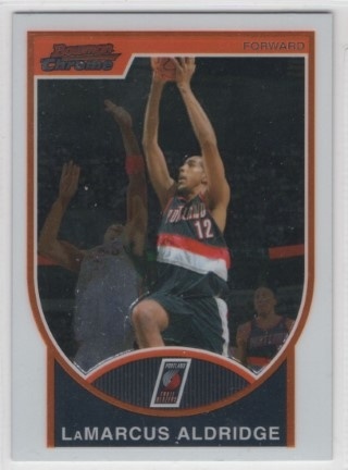 2007-08 Bowman - Chrome #072 - Lamarcus Aldridge - Portland Trail Blazers