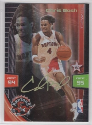 2009-10 Adrenalyn XL - Extra Signature #NNO - Chris Bosh - Toronto Raptors