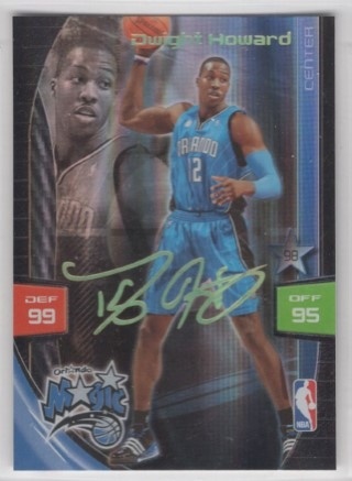 2009-10 Adrenalyn XL - Extra Signature #NNO - Dwight Howard - Orlando Magic