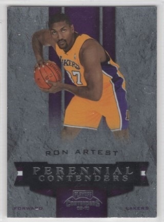 2009-10 Playoff Contenders - Perenial Contenders #15 - Ron Artest - LA Lakers