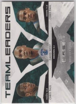 2009-10 Rookies & Stars - Team Leaders #19 - Chris Paul / David West - New Orleans Hornets