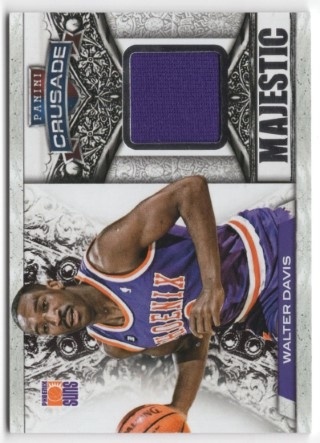 2013-14 Panini Crusade - Majestic Memorabilia #099 - Walter Davis MEM, SN99 - Phoenix Suns