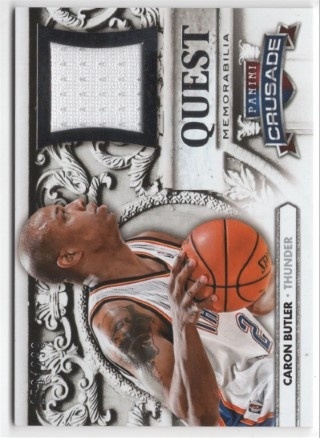 2013-14 Panini Crusade - Quest Memorabilia #036 - Caron Butler MEM, SN299 - OKC Thunder