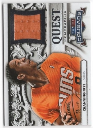 2013-14 Panini Crusade - Quest Memorabilia #085 - Channing Frye MEM, SN199 - Phoenix Suns