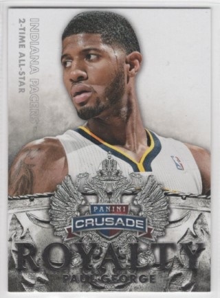 2013-14 Panini Crusade - Royalty #02 - Paul George - Indiana Pacers