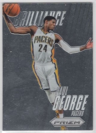 2013-14 Panini Prizm - Brilliance #05 - Paul George - Indiana Pacers