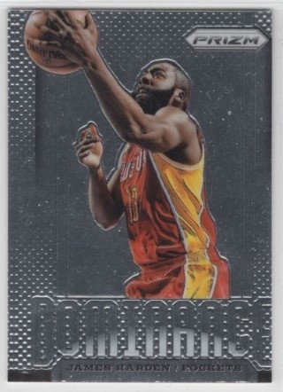 2013-14 Panini Prizm - Dominance #05 - James Harden - Houston Rockets