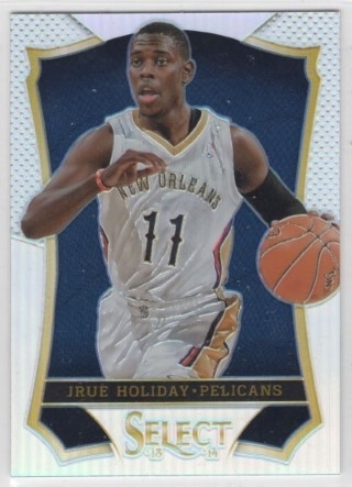 2013-14 Select - Prizm Silver #042 - Jrue Holiday - New Orleans Pelicans
