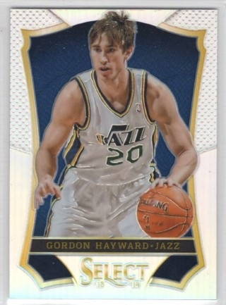 2013-14 Select - Prizm Silver #157 - Gordon Hayward - Utah Jazz