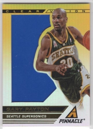 2013-14 Pinnacle - Clear Vision 1st Quarter #92 - Gary Payton - Seattle Supersonics