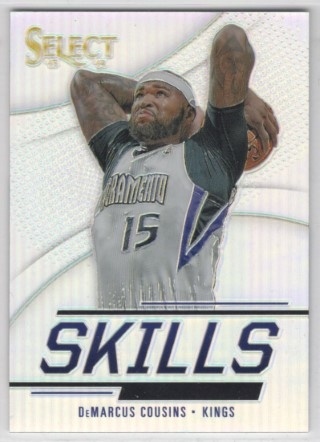 2013-14 Select - Skills Prizm Silver #17 - DeMarcus Cousins - Sacramento Kings