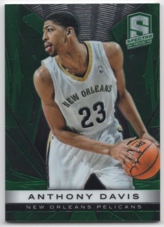 2013-14 Panini Spectra - #052 Anthony Davis SN199 - New Orleans Pelicans