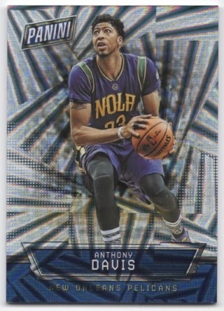 2016 Panini The National - Hyperplaid Thick #18 - Anthony Davis SN99 - New Orleans Pelicans