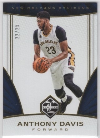2016-17 Panini Limited - Gold Spotlight #027 - Anthony Davis SN25 - New Orleans Pelicans