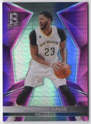 2016-17 Panini Spectra - Pink #008 - Anthony Davis SN49 - New Orleans Pelicans