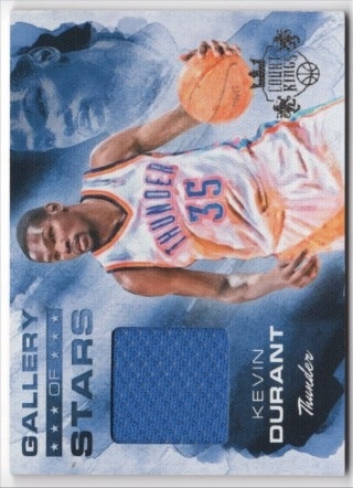 2013-14 Court Kings - Gallery of Stars Jerseys #21 - Kevin Durant MEM, SN325 - OKC Thunder