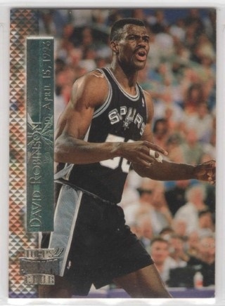 1996-97 Stadium Club - Shining Moments #SM08 - David Robinson - San Antonio Spurs